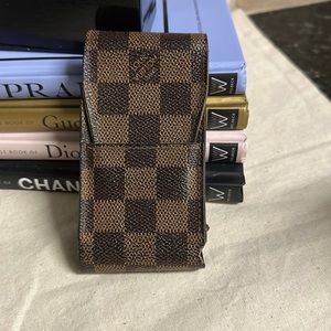 Louis Vuitton Damier Ebene Case/Pouch with Certificate of Authenticity.